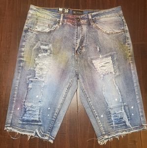 Waimea Distressed Jean Shorts sz 32